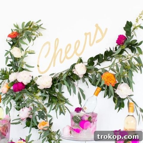 DIY frozen wine bucket - sugar & cloth