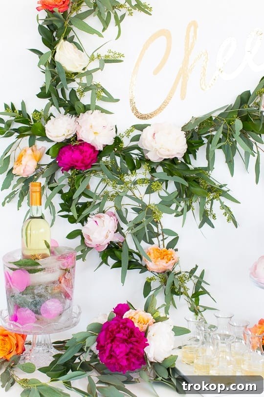 DIY frozen wine bucket - sugar & cloth 