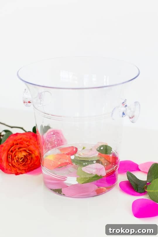 DIY frozen wine bucket - sugar & cloth 
