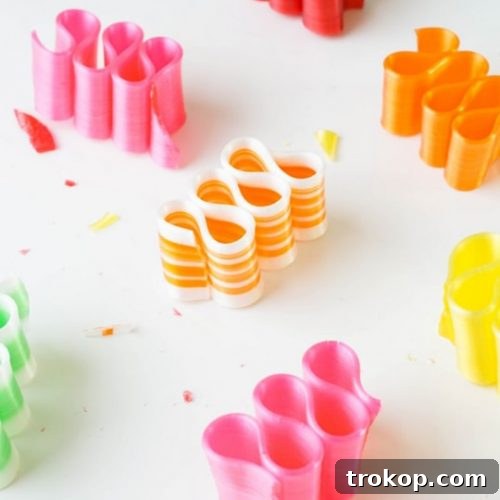 DIY Candy Ribbon Place Cards - Sugar & Cloth