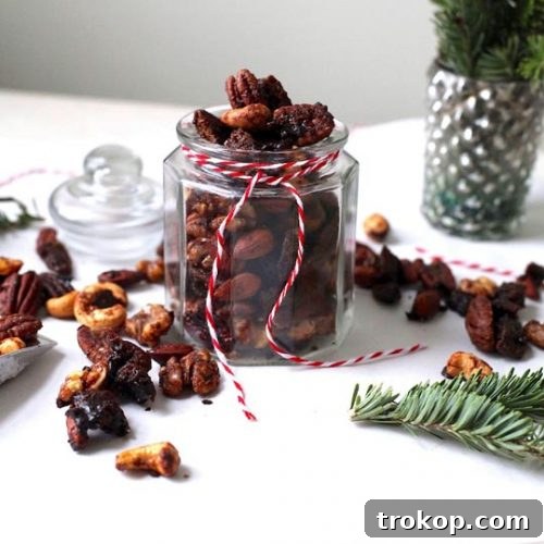 Gingerbread Candied Nuts - A delightful holiday treat.