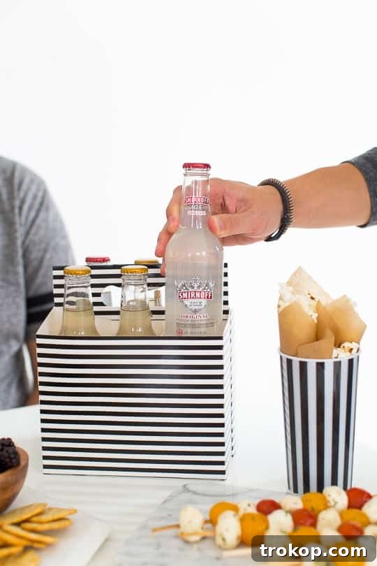 Elevated Football Festivities 15 modern football watch party ideas - DIY - recipe - sugar and cloth