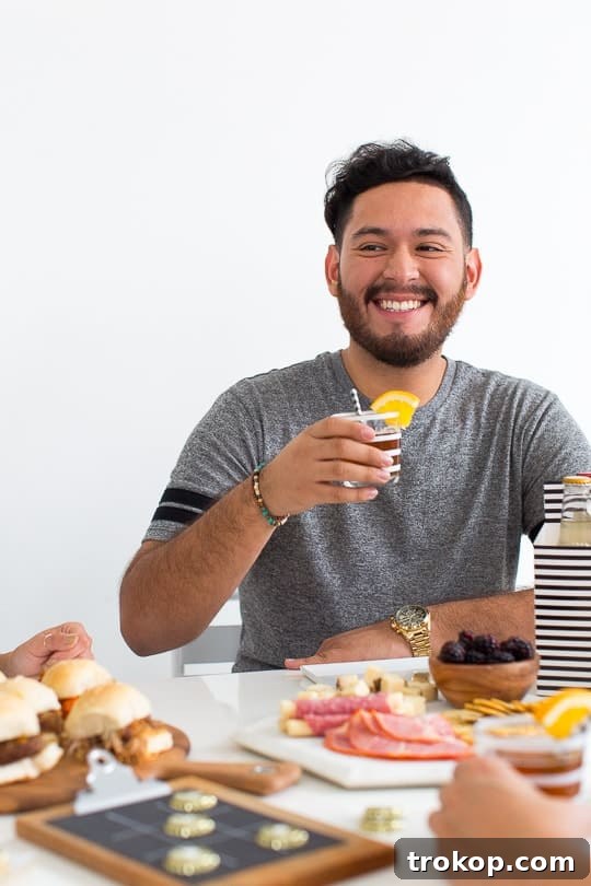 Elevated Football Festivities 16 modern football watch party ideas - DIY - recipe - sugar and cloth