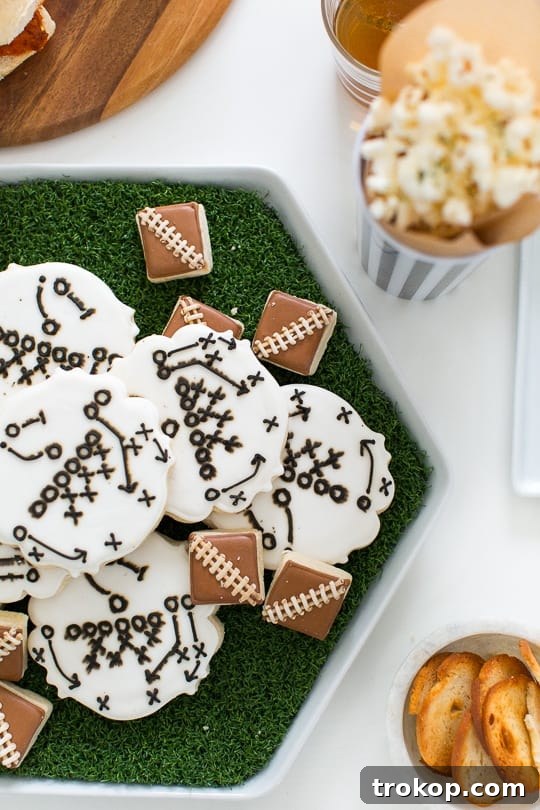 Elevated Football Festivities 17 modern football watch party ideas - DIY - recipe - sugar and cloth