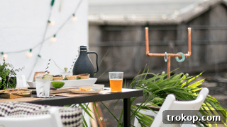 A DIY Rooftop Football Watch Party