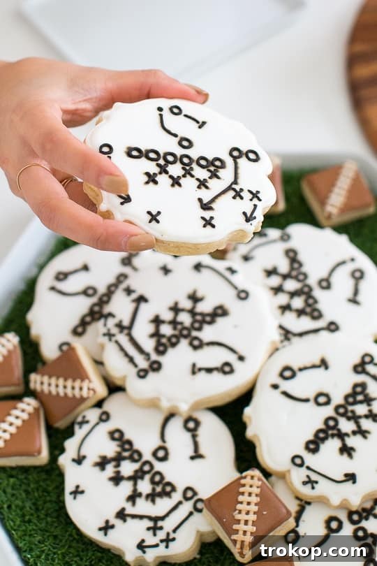 Elevated Football Festivities 8 modern football watch party ideas - DIY - recipe - sugar and cloth
