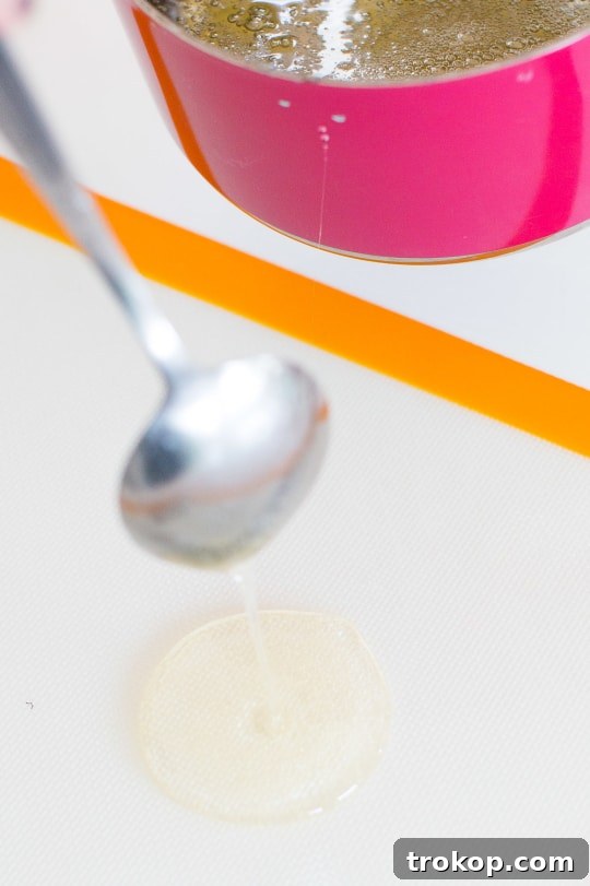 Step 2 -DIY Marble Spiked Lollipops by Sugar & Cloth Top Houston Lifestyle Blogger Ashley Rose #lollipops #diy #recipe #marble #spiked #tequila #alcohol #adult #candy #sweets
