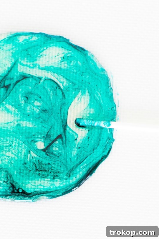 Step 4 -DIY Marble Spiked Lollipops by Sugar & Cloth Top Houston Lifestyle Blogger Ashley Rose #lollipops #diy #recipe #marble #spiked #tequila #alcohol #adult #candy #sweets