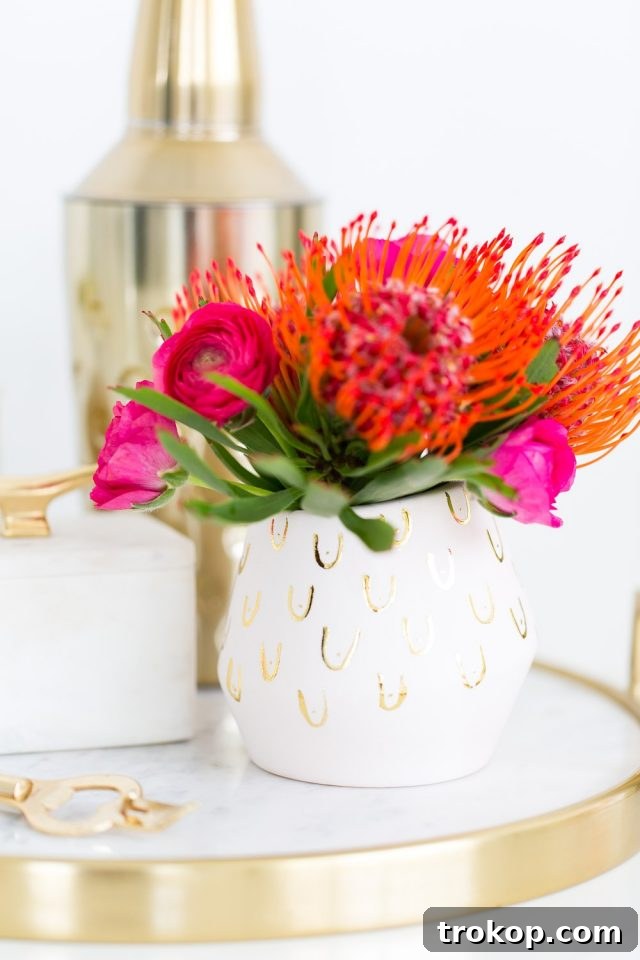 DIY Body Form Planter Design 2 DIY patterned vase - how to make a vase