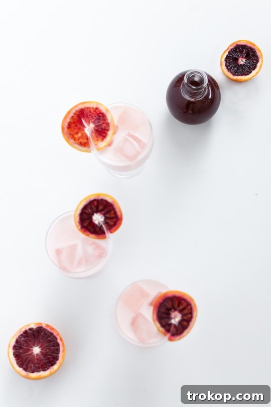 Rose Infused Blood Orange Creamsicle Bliss 4 Blood Orange & Rose Creamsicle Cocktail - Sugar & Cloth