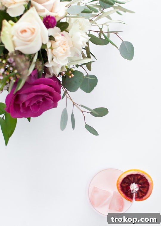 Rose Infused Blood Orange Creamsicle Bliss 5 Blood Orange & Rose Creamsicle Cocktail - Sugar & Cloth