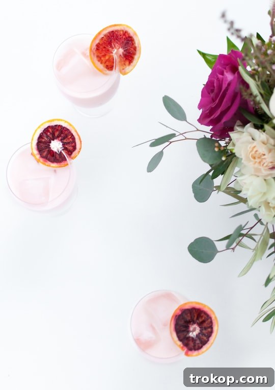 Rose Infused Blood Orange Creamsicle Bliss 7 Blood Orange & Rose Creamsicle Cocktail - Sugar & Cloth