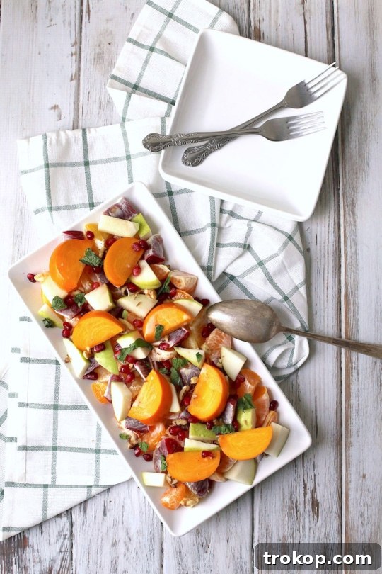 Vibrant Winter Fruit and Citrus Salad bursting with fresh seasonal flavors