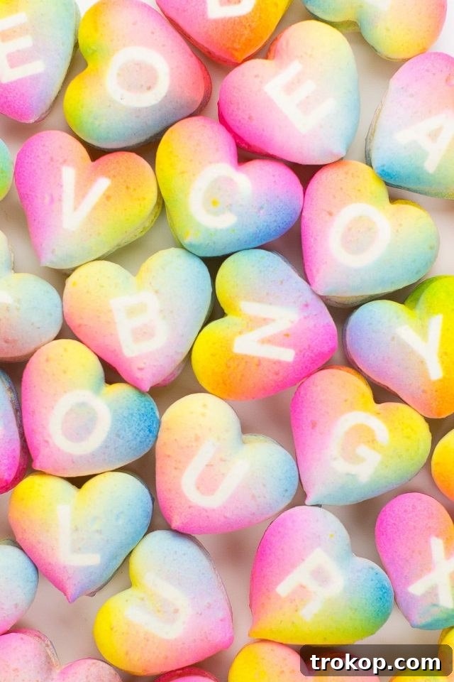 Handcrafted Ombré Message Macarons 2 DIY gradient message macarons - sugar and cloth