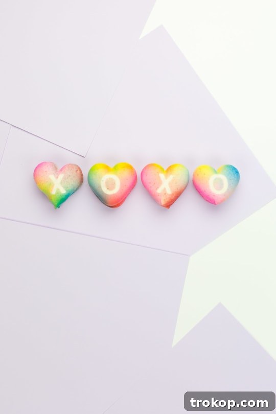 Handcrafted Ombré Message Macarons 12 DIY gradient message macarons - sugar and cloth