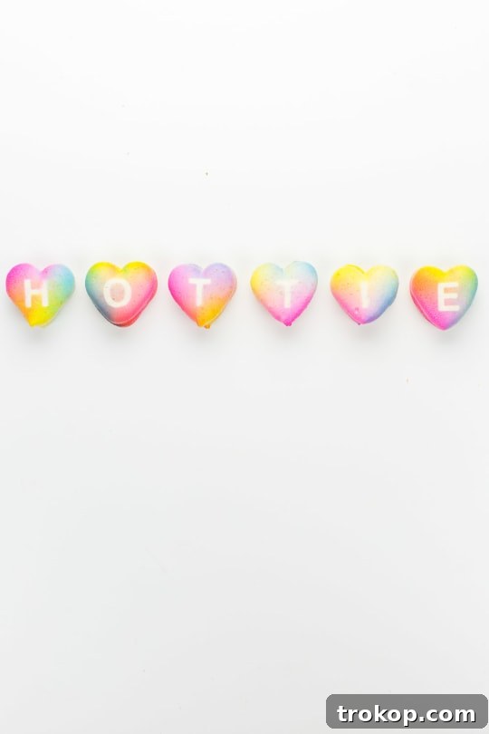 Handcrafted Ombré Message Macarons 6 DIY gradient message macarons - sugar and cloth