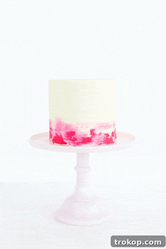 A visual guide demonstrating the application of sugar flowers to a cake using edible adhesive.