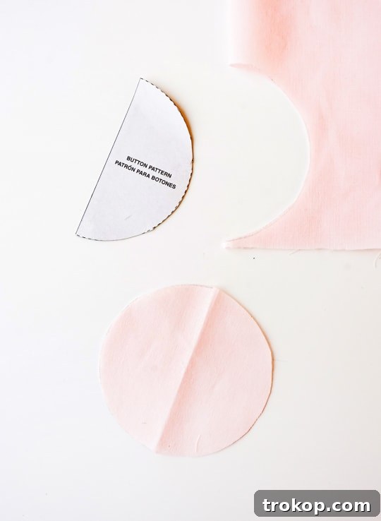 Image showing the opening of the pillow cover being closed with a whip stitch