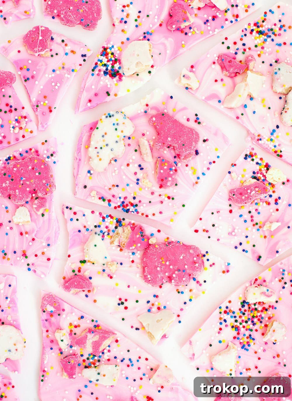 Frosted Carnival Cookie Crunch 7 Homemade Candy Bark for Sharing