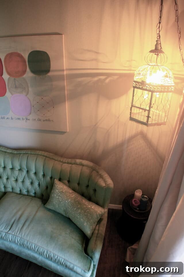 Finished Birdcage Chandelier Completed DIY Birdcage Pendant Chandelier Light with bulb