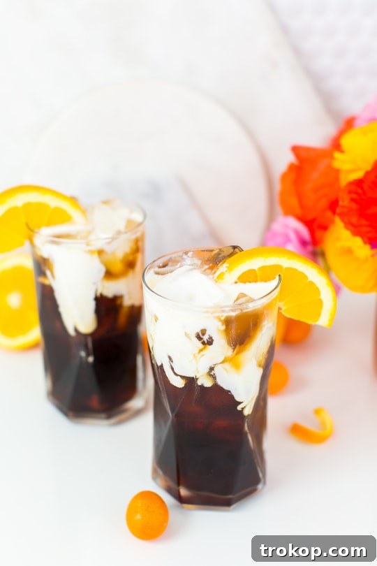 Zesty Orange Spice Cold Brew 2 An orange spiced iced coffee recipe perfect for Spring & Summer - sugar and cloth
