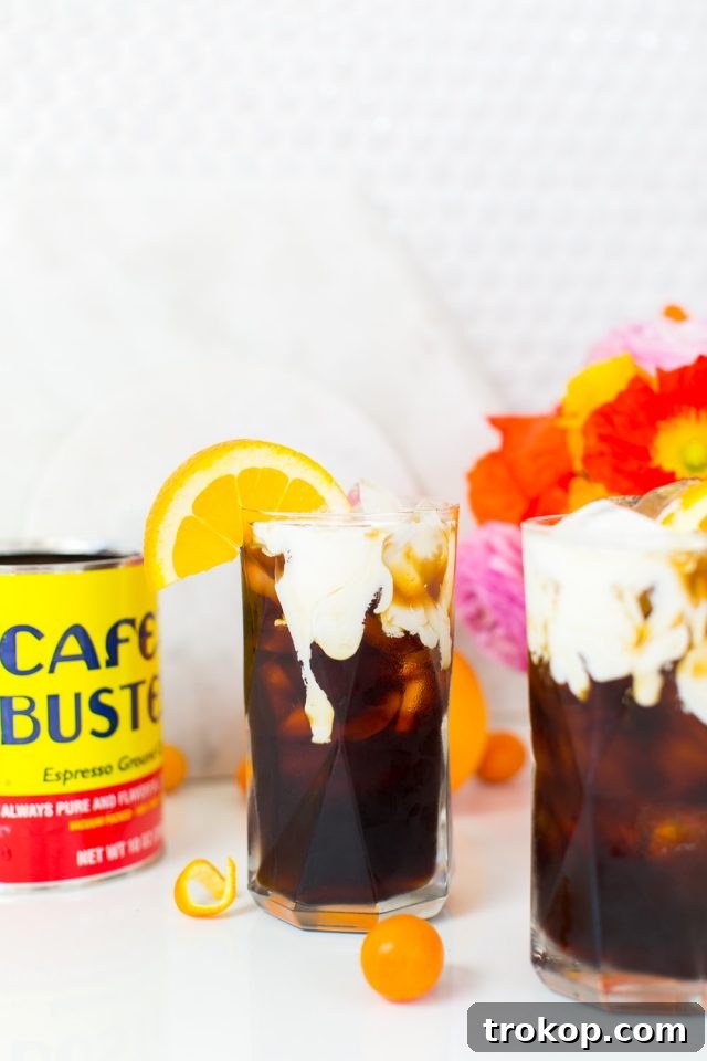 Zesty Orange Spice Cold Brew 3 An orange spiced iced coffee recipe perfect for Spring & Summer - sugar and cloth