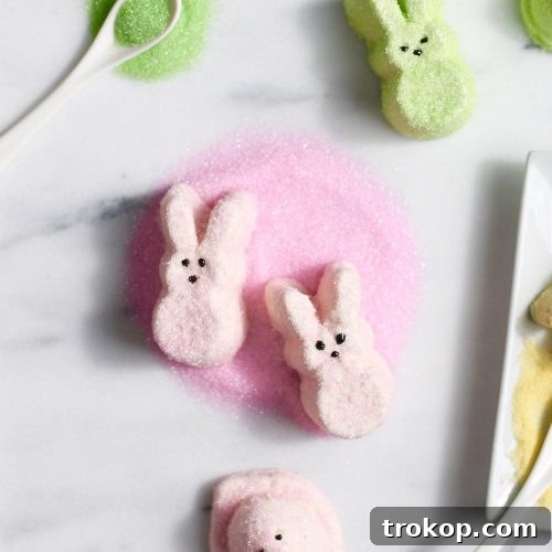 Spiked Peeps marshmallows recipe by Sugar & Cloth