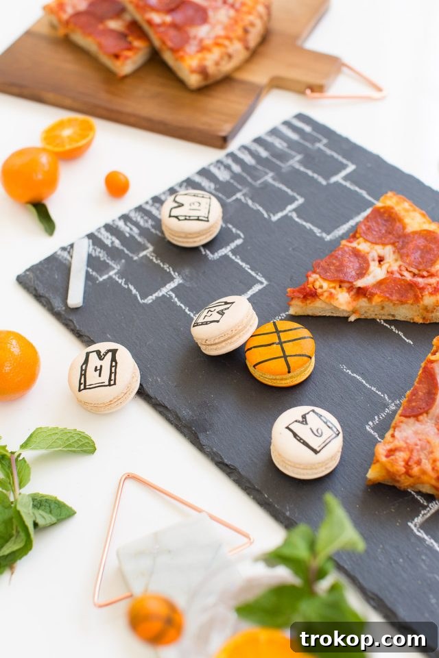 Slam Dunk Snacks: 3 Easy DIY Basketball Party Treats 2 3 DIY Ideas for a modern basketball watch party! - sugar and cloth