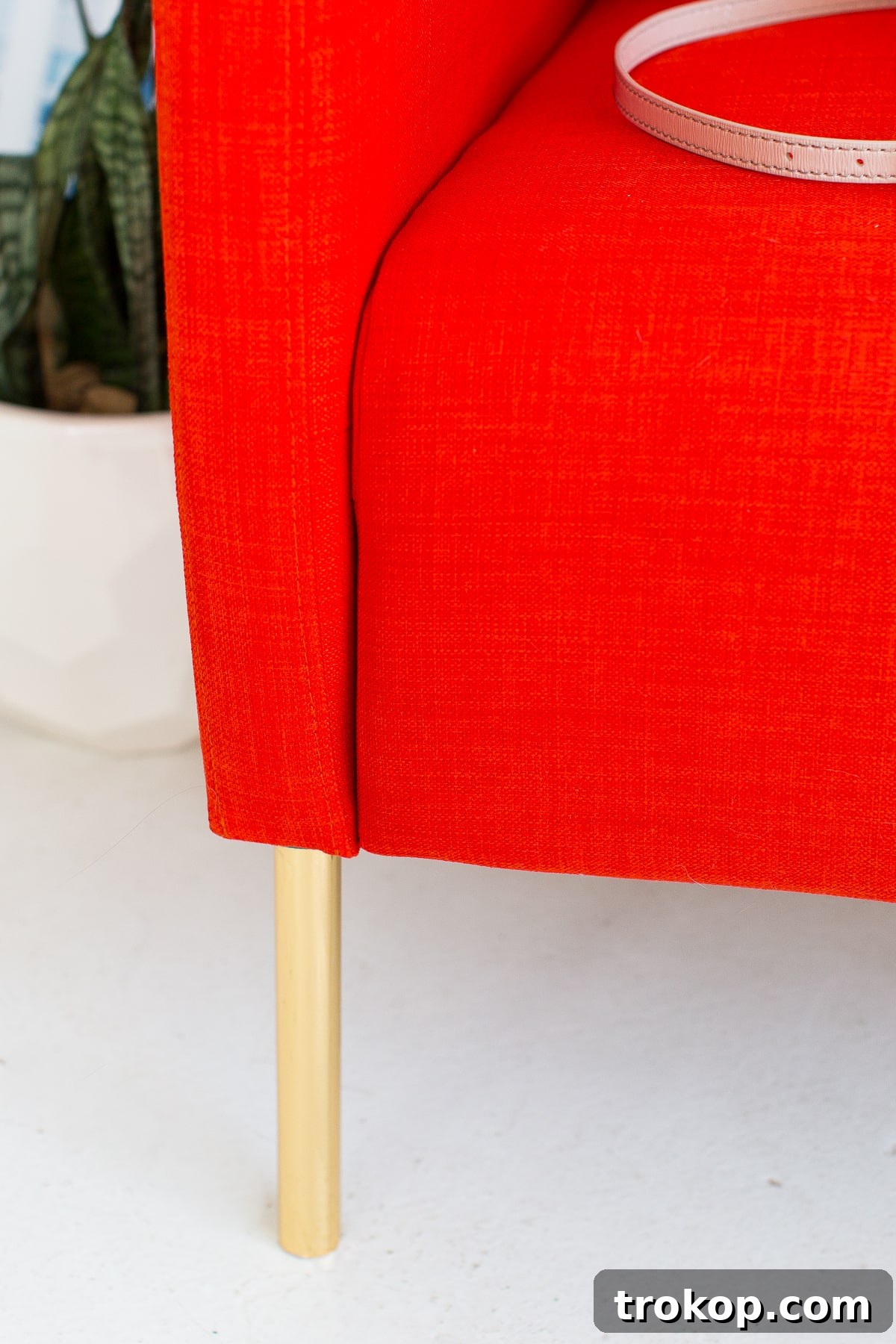 The stunning result of DIY metallic gold legs, showcasing a luxurious sheen that outperforms traditional spray paint. Elevate your furniture instantly. - home decor - houston blogger - ashley rose