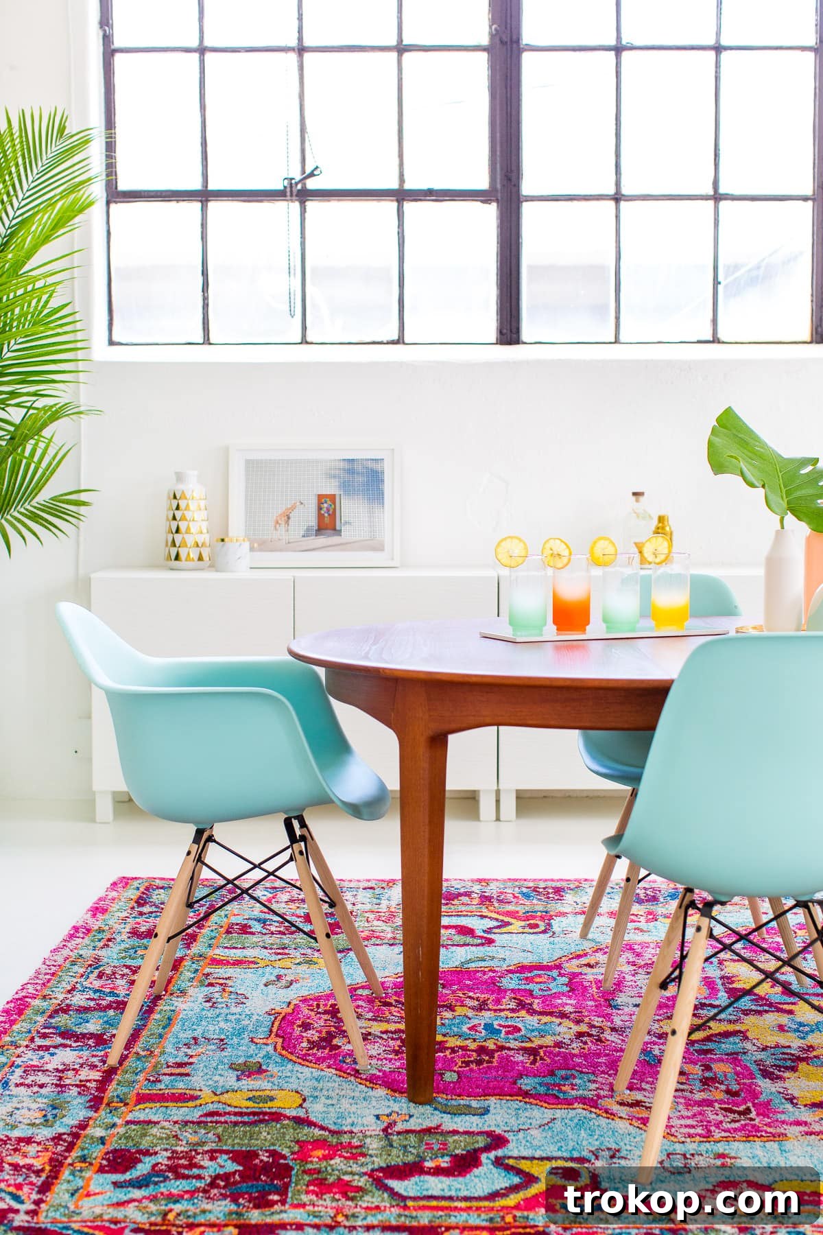 Air Wick Scent Decorator products enhancing a joyful dining room