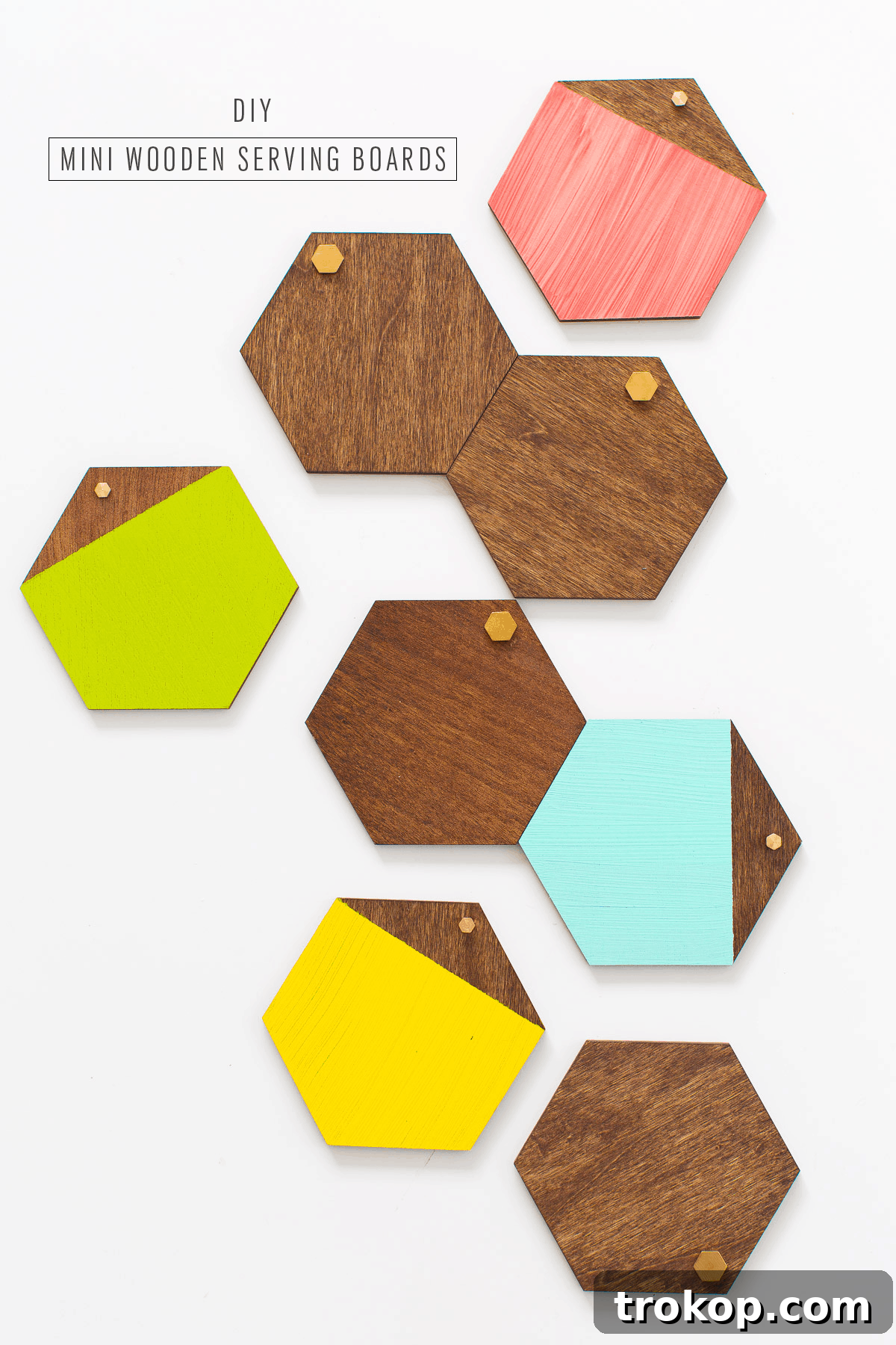 Craft Your Own Petite Wood Platters 13 Promotional image for DIY Mini Wooden Serving Boards