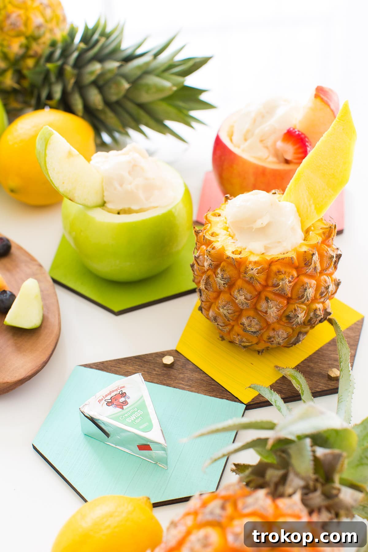 Craft Your Own Petite Wood Platters 10 Close-up of a DIY Mini Wooden Serving Board holding cheese and berries