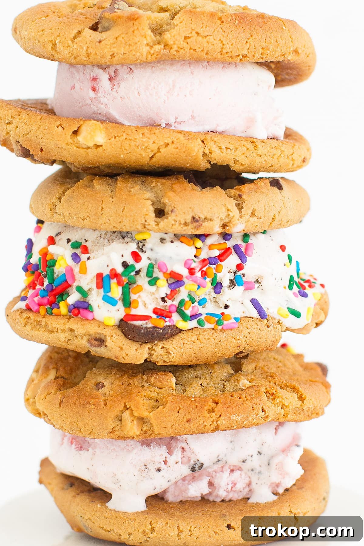 Experience the joy of Baskin-Robbins' warm cookie ice cream sandwiches. A perfect dessert for summer gatherings and friends.