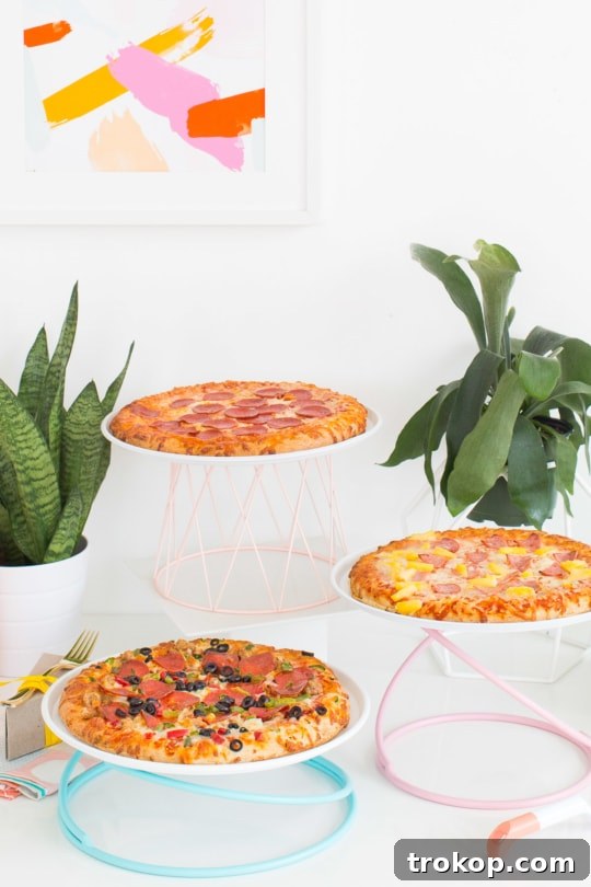 Quick and easy pizza recipes to try for your summer pizza party. Explore various delicious pizza options to complement your DIY serving ideas.