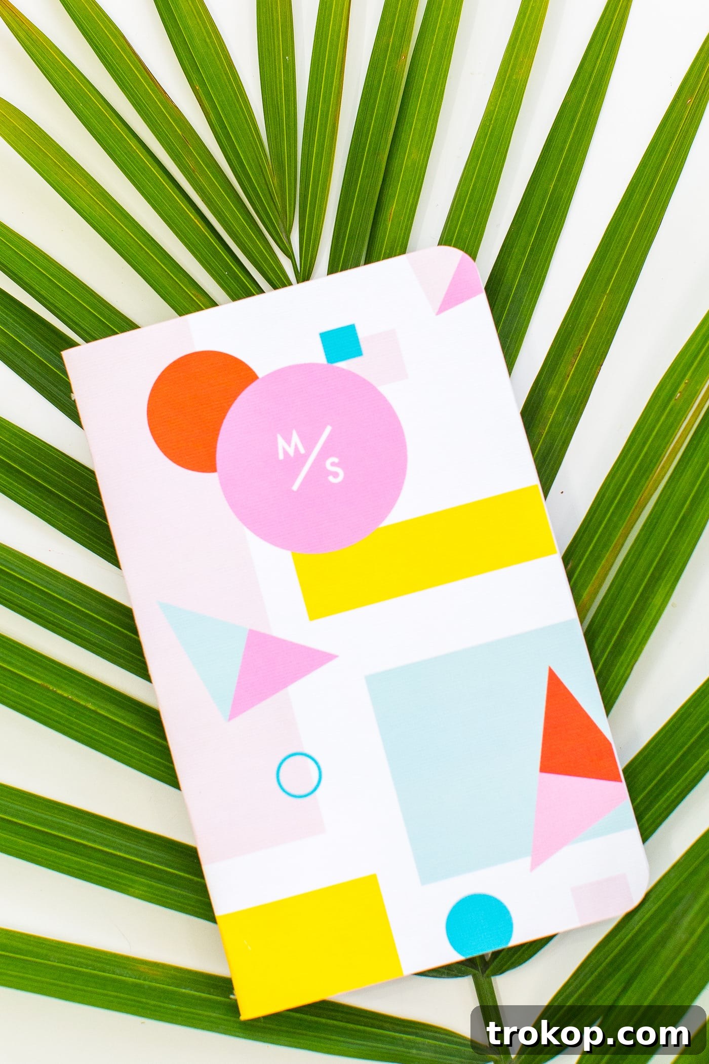 Close-up of May Designs x Sugar & Cloth Customizable Notebook Cover