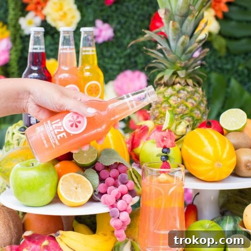 Our tropical garden party and DIY fruit necklaces for Summer! - sugar and cloth - houston blogger - entertaining ideas