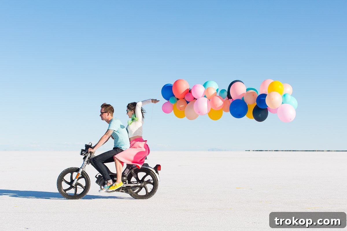 Adding Balloons to the Salt Flats Experience