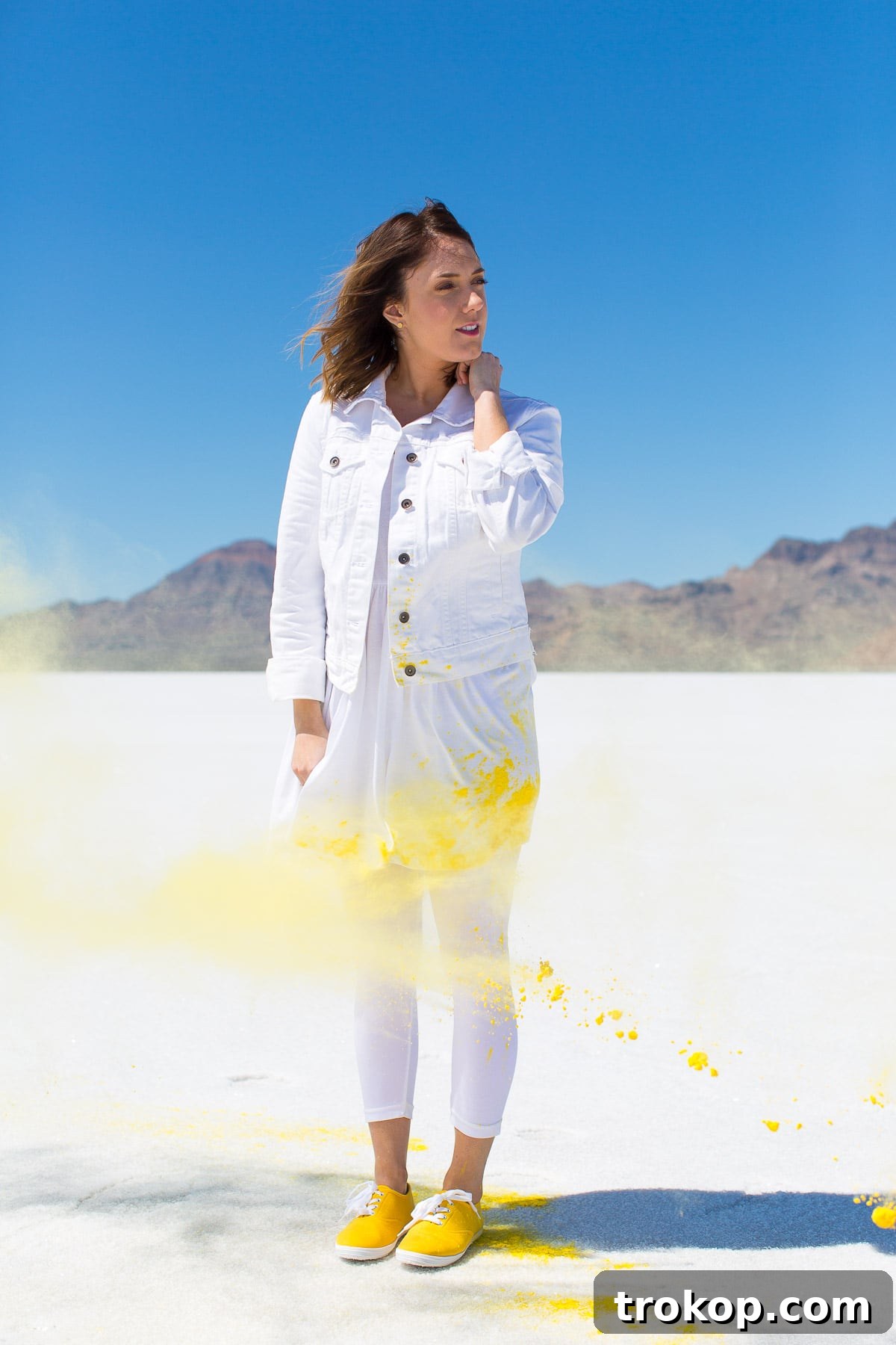 Creative Photo Shoot on the Salt Flats