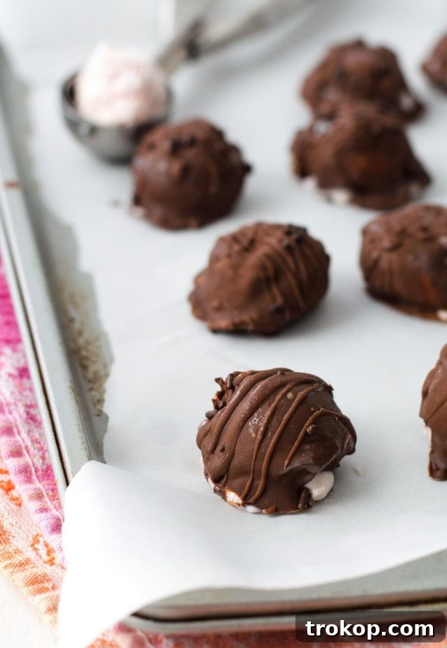 Effortless 3-Ingredient Ice Cream Delights 7 Yummy 3 ingredient strawberry ice cream bon bons - sugar and cloth - dessert