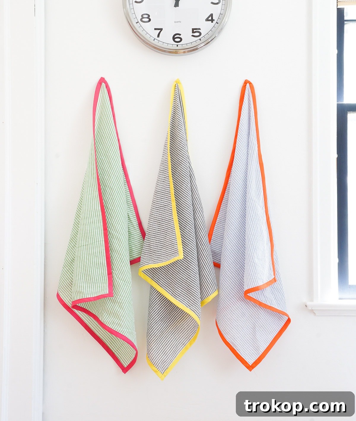 Craft Your Own Seersucker Tea Towels 10 Seersucker DIY Tea Towels Tutorial