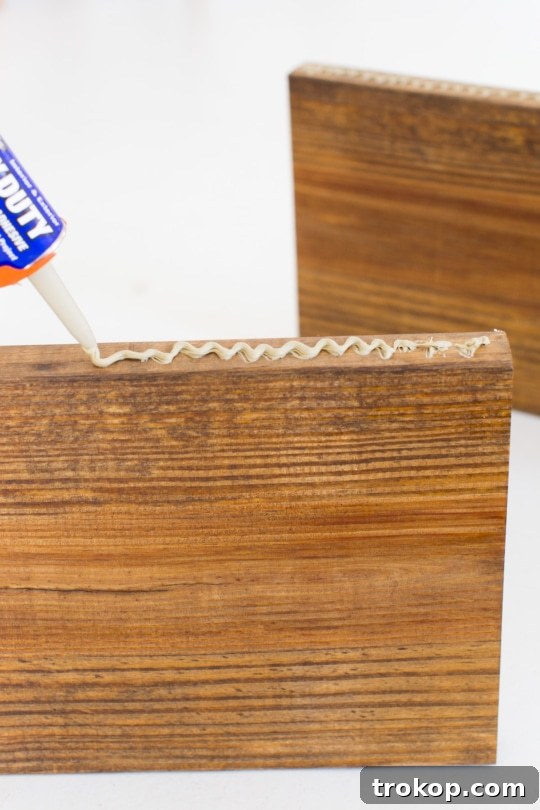Step 5 - DIY Low Floor Table Tutorial, tracing leg positions