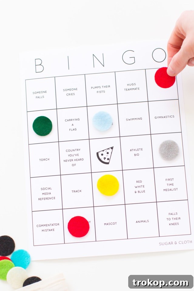 DIY Sporting Event Watch Party: Fun, Food, and Free Bingo! 2 DIY World Sporting Games Watch Party Ideas