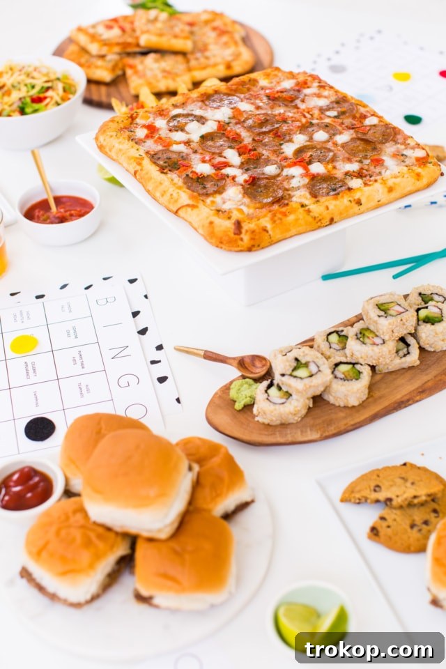 DIY Sporting Event Watch Party: Fun, Food, and Free Bingo! 11 Delicious Pizza for Your Guests