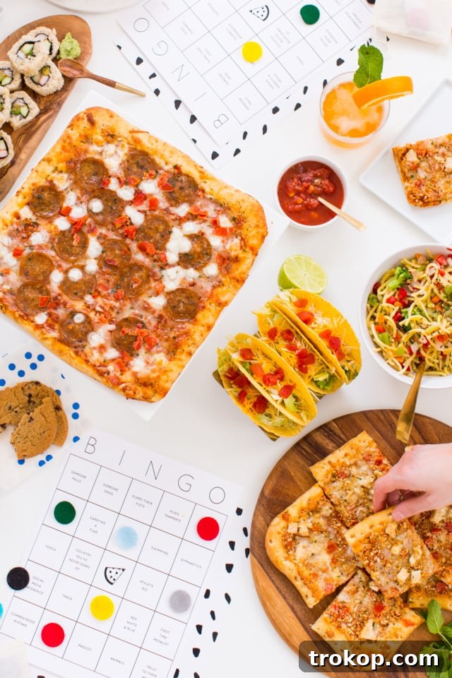 DIY Sporting Event Watch Party: Fun, Food, and Free Bingo! 5 Bingo Markers for Your Watch Party