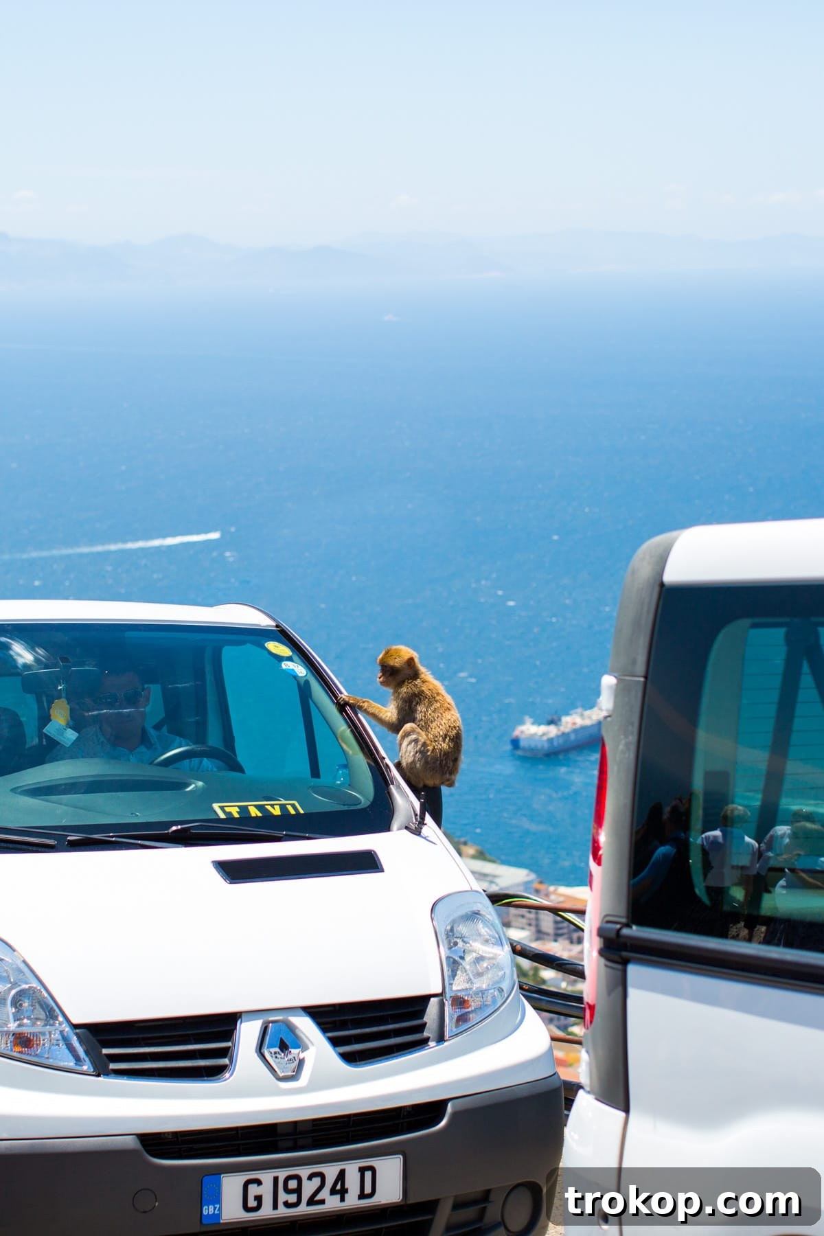 A picturesque scene in Gibraltar