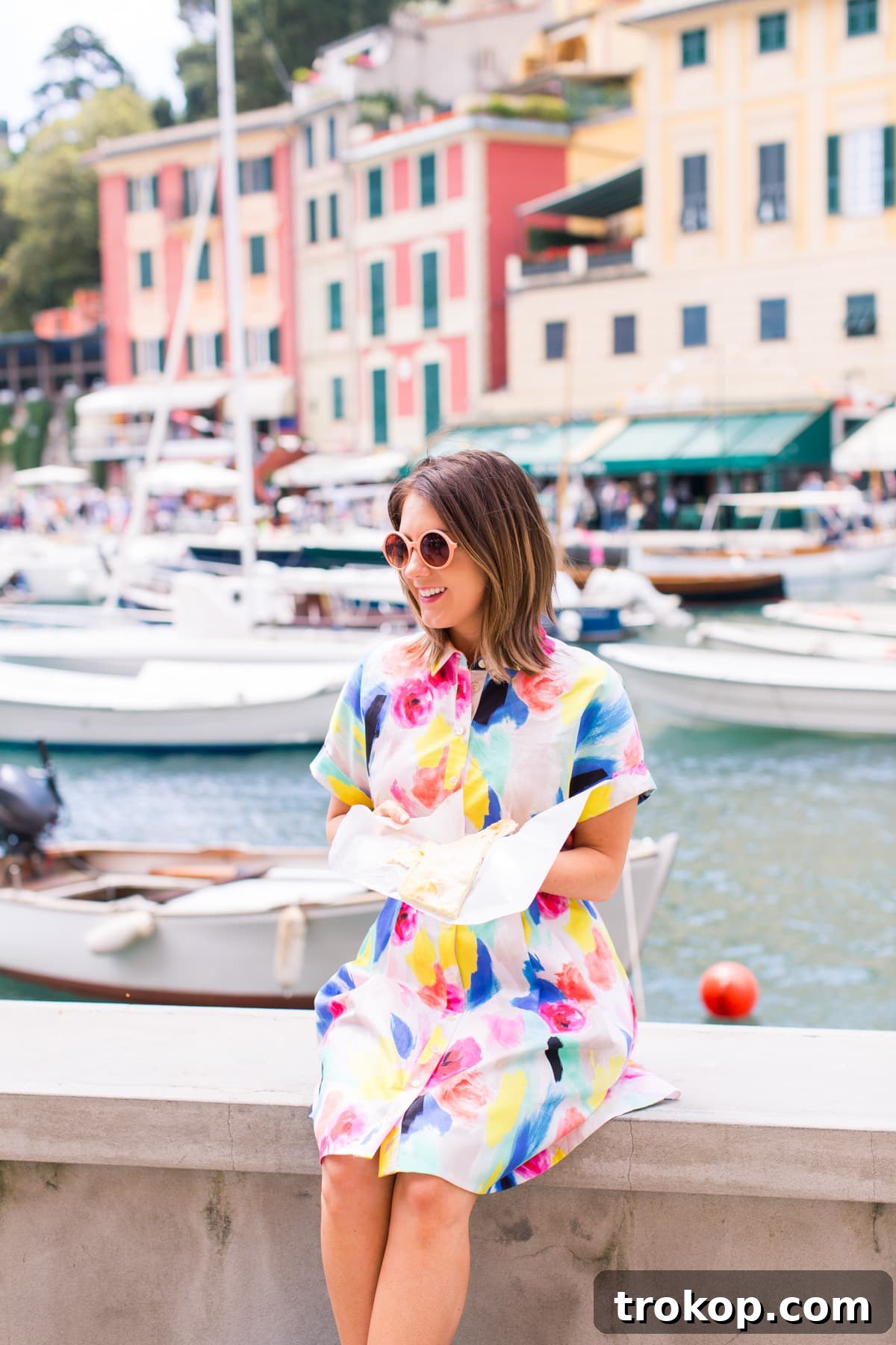 Mediterranean Escapade, Part 2: Aix, Portofino, Cinque Terre, Rome 20 Vibrant streets and charming details in Portofino, enhancing the Mediterranean cruise experience.