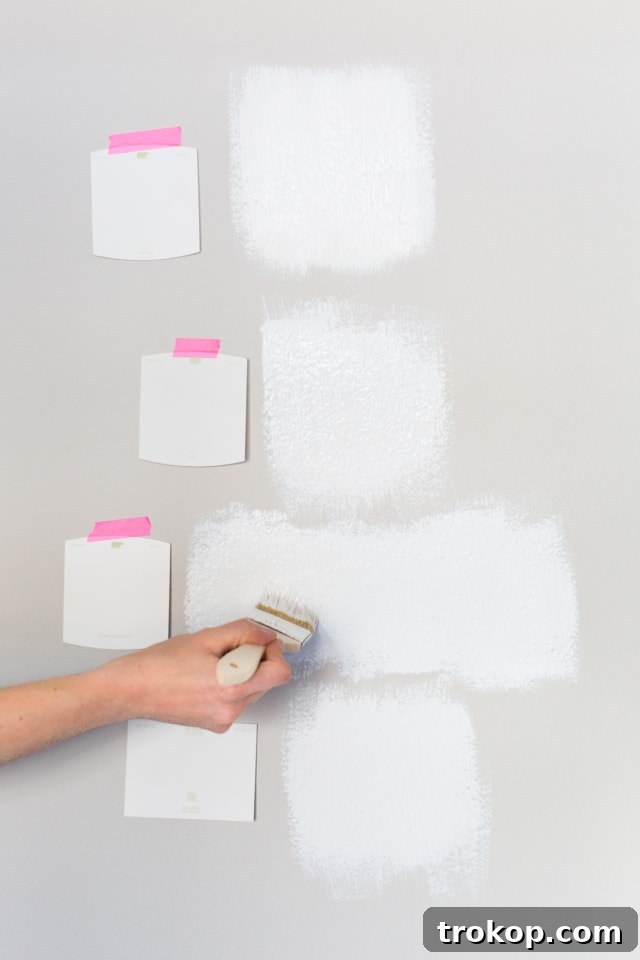 Beyond Basic White: Selecting the Perfect Hue for Your Living Room Walls 6 Choose the Perfect White Wall Paint - Sugar & Cloth - Home Decor - Room Makeover - Houston Blogger - Colorful