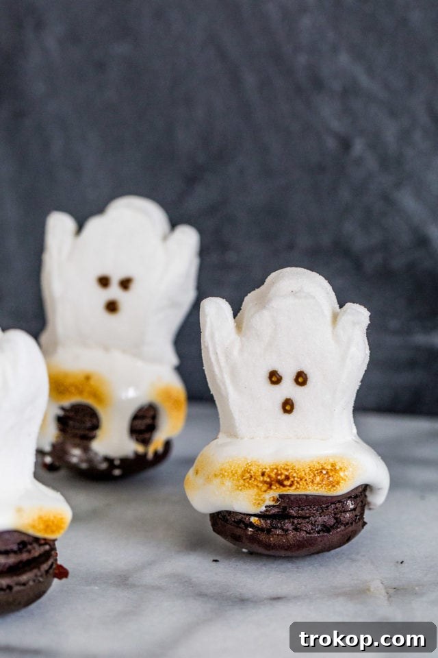 DIY Melting Ghost Halloween Macarons: A Spooky and Sweet Treat Idea