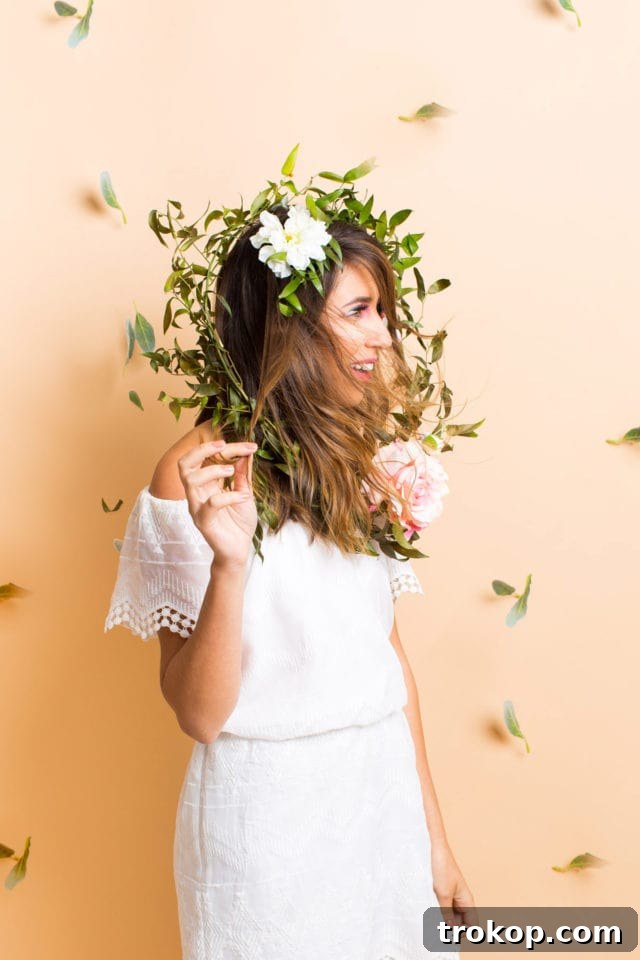 Craft Your Own Halloween Wigs and Lashes 10 Winks & Wigs: DIY Wig and Lash Combinations for Halloween by Sugar & Cloth- Floral Headpiece- Flowers - ideas - ashley rose - best DIY blog - houston blogger #diy #blogger #costume #halloween #diycostume #halloweencostume #wig #falsies #lastminute