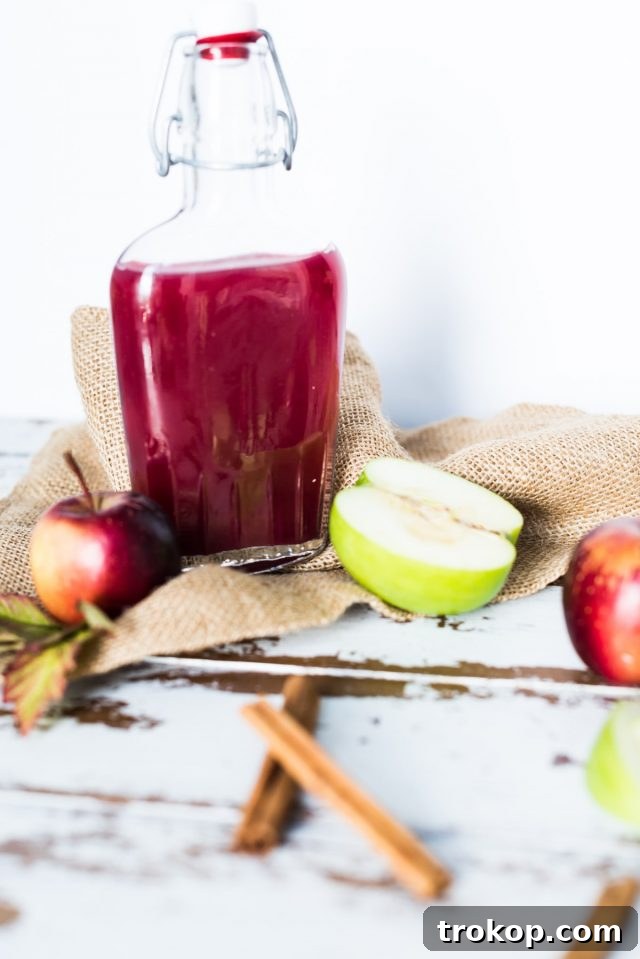 Ingredients for Poison Apple Cocktail